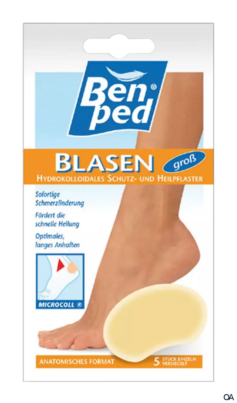 Ben ped Blasenpflaster 64 x 40 mm Ben ped Blasenpflaster 64 x 40 mm