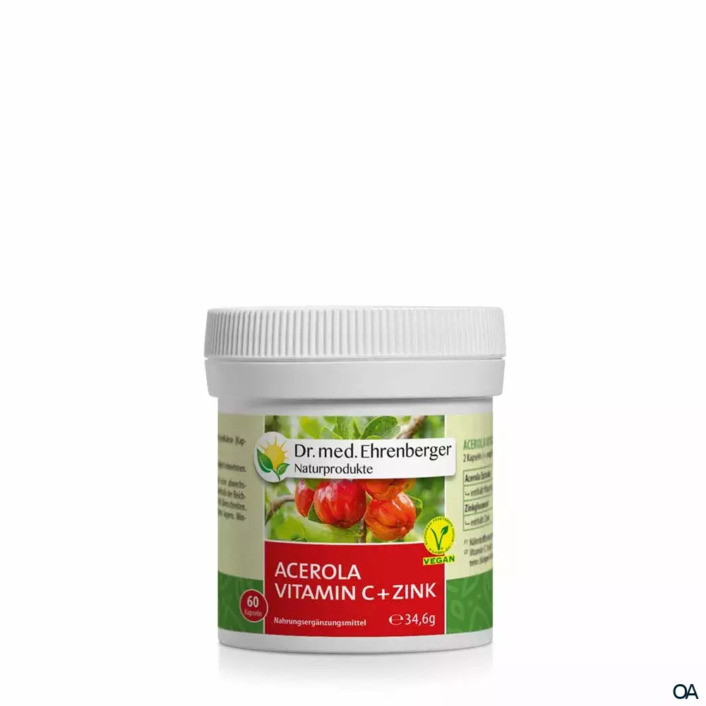 Dr. Ehrenberger Acerola Vitamin C + Zink Kapseln