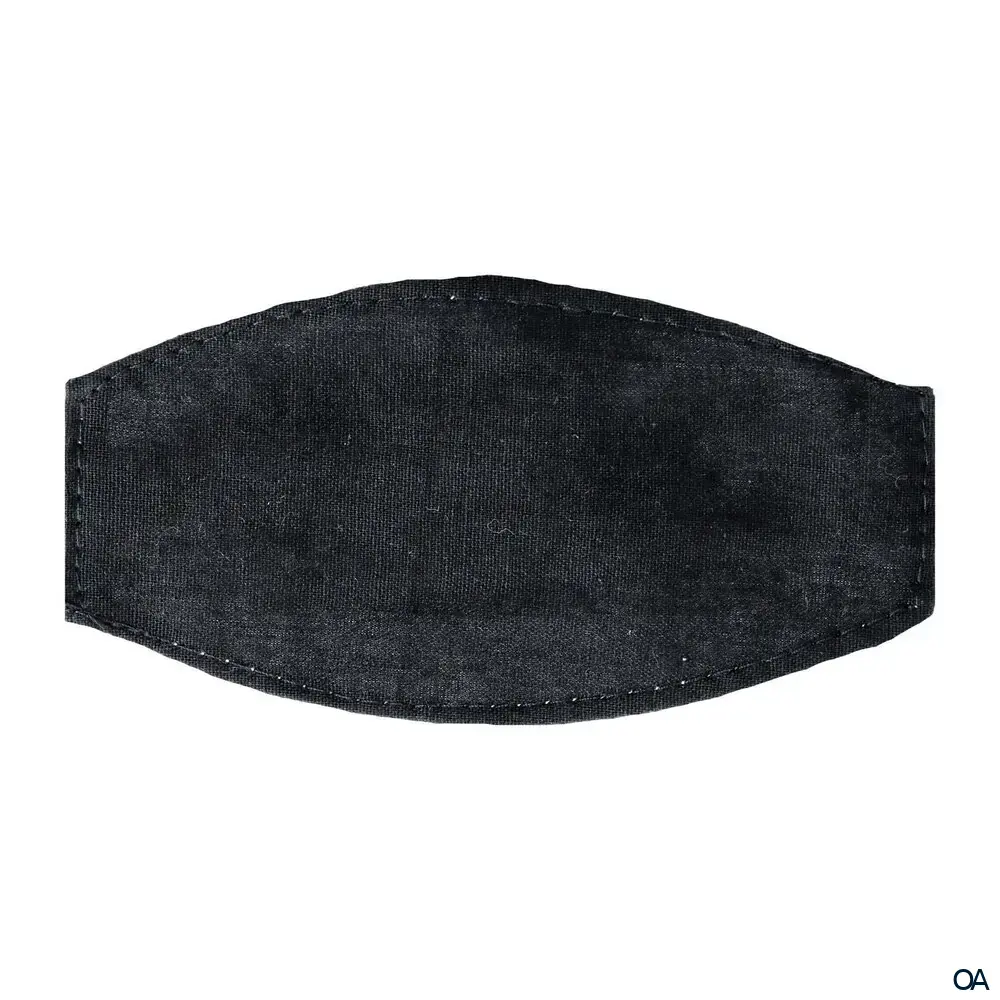 Dr. Junghans Augenbinde mit Bindeband oval, schwarz Dr. Junghans Augenbinde mit Bindeband oval, schwarz