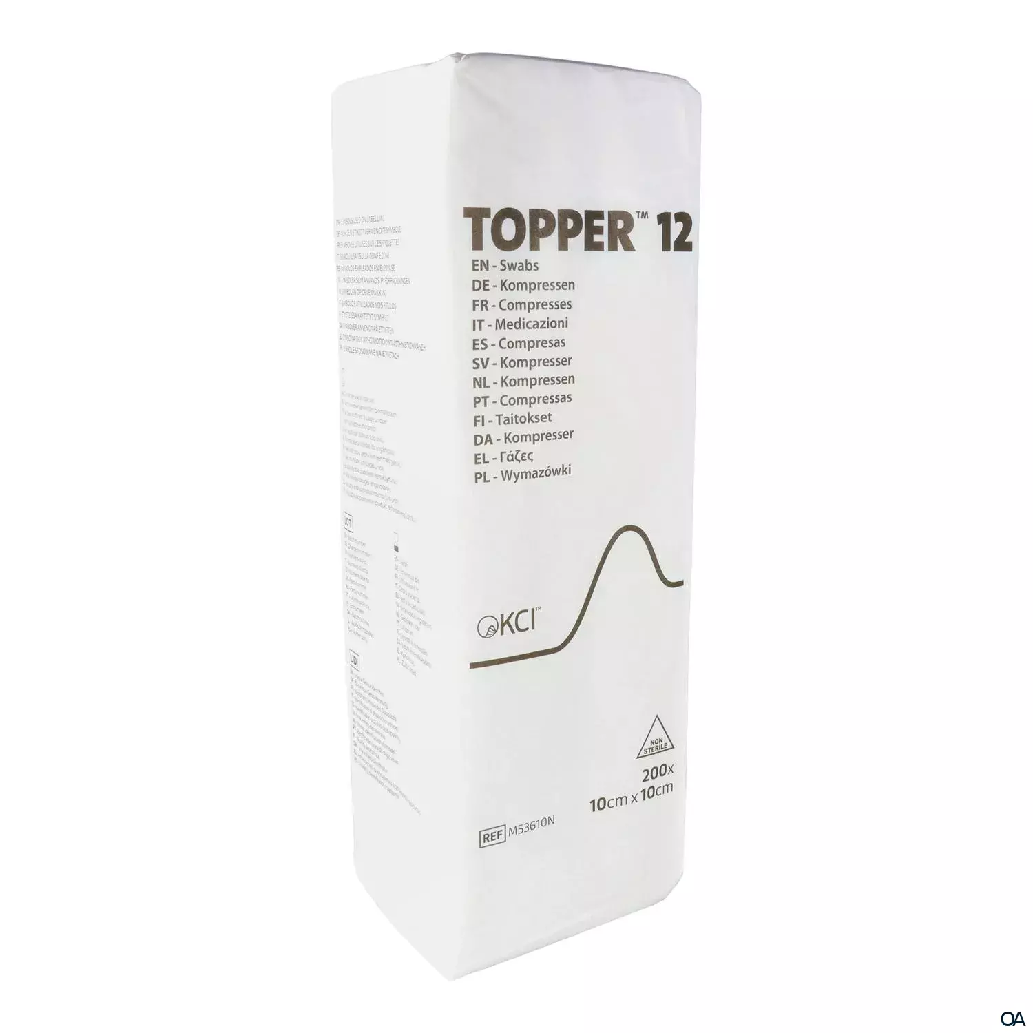 3M Topper 12 unsterile Kompressen 10 x 10 cm 3M Topper 12 unsterile Kompressen 10 x 10 cm