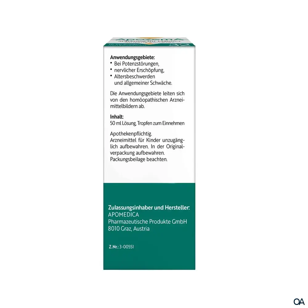 Apozema® Stärkung für Männer Ginseng complex Nr. 32 Tropfen zum Einnehmen