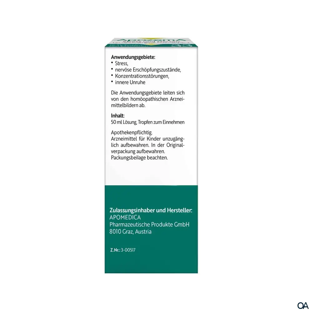 Apozema® Stress und Nerven Lycopus virginicus complex Nr. 33 Tropfen zum Einnehmen