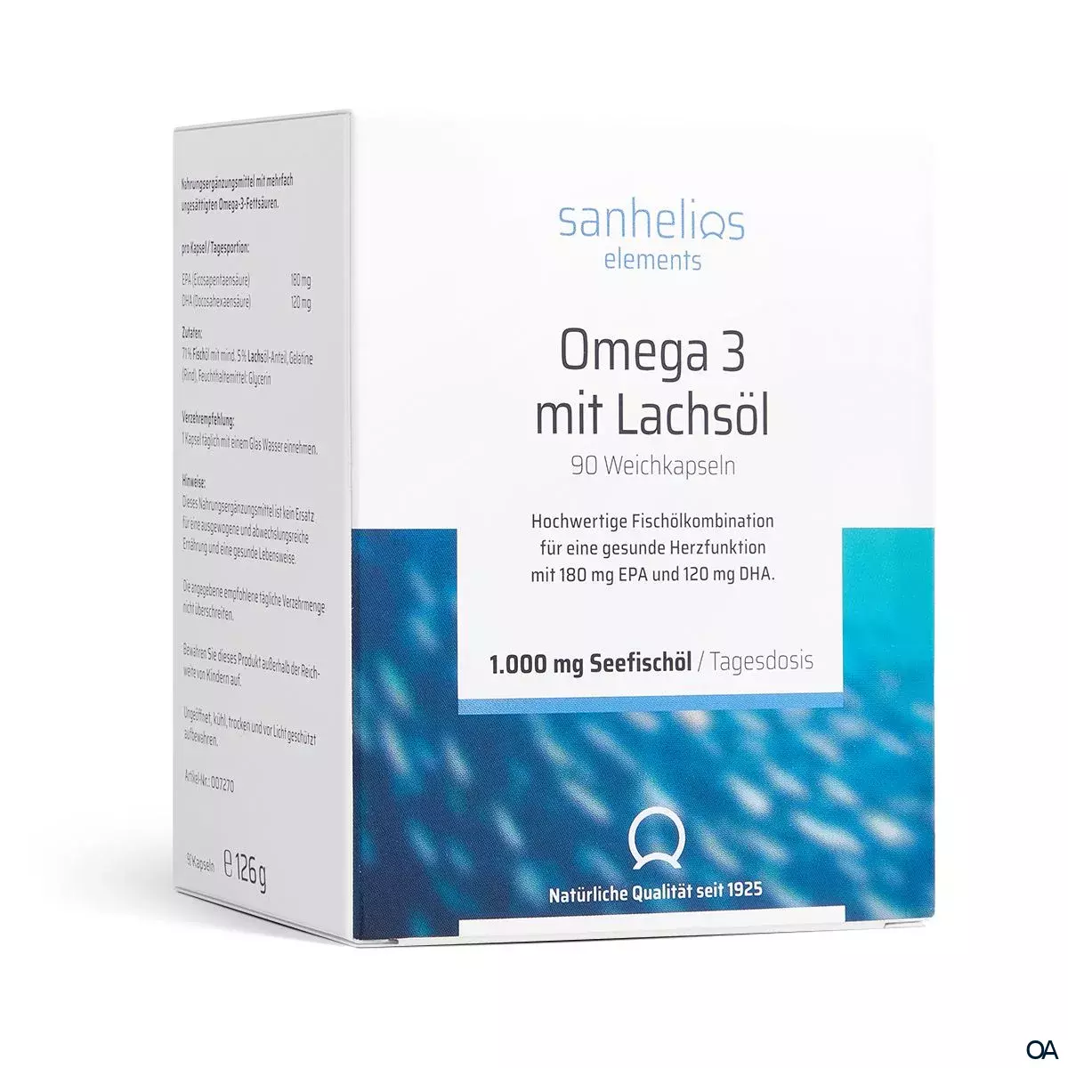 Sanhelios® OMEGA 3 1000 mg Kapseln