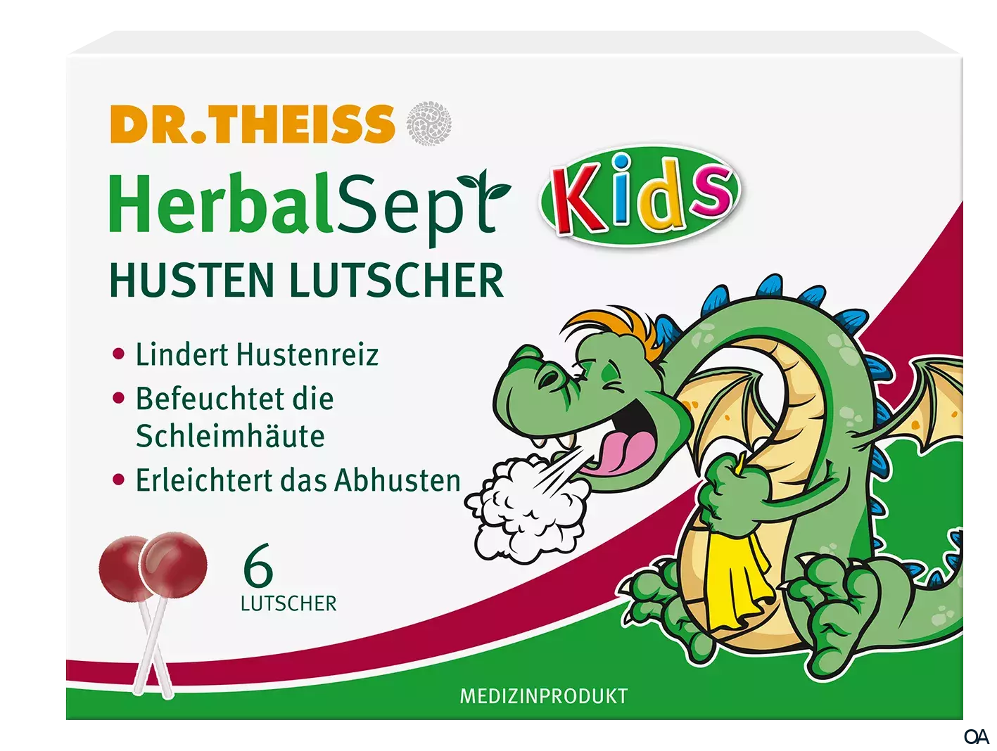Dr. Theiss HerbalSept Husten Lutscher Kids Dr. Theiss HerbalSept Husten Lutscher Kids