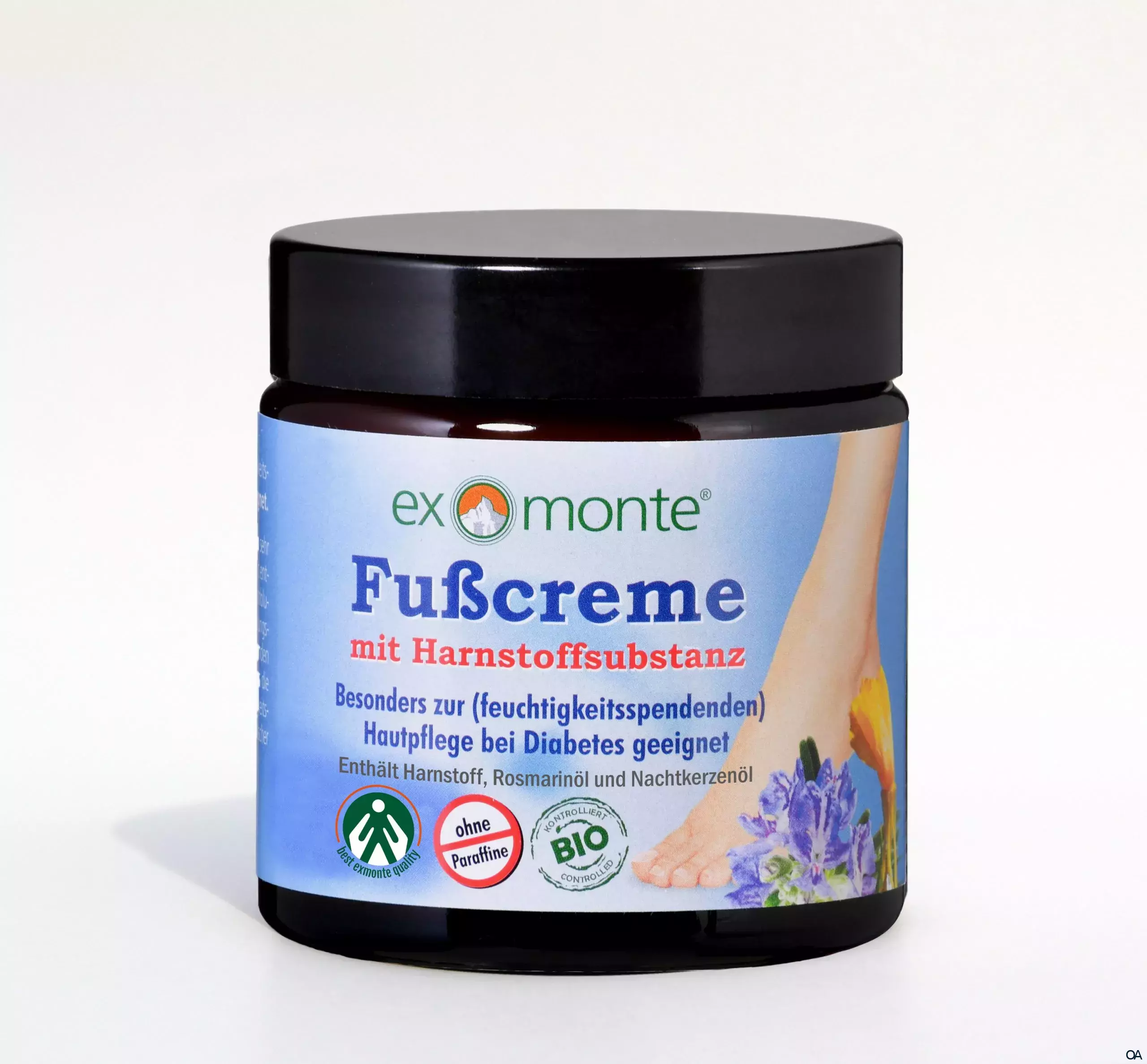 Exmonte Fußcreme mit Harnstoffsubstanz Exmonte Fußcreme mit Harnstoffsubstanz