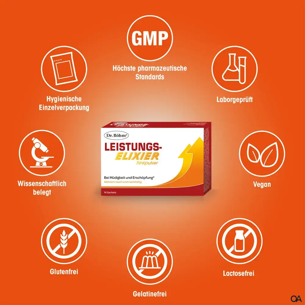 Dr. Böhm® Leistungselixier Brausegranulat Sachets