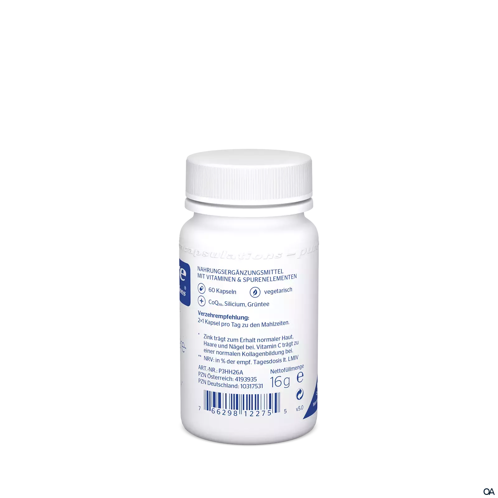 pure encapsulations® Haut-Haare-Nägel Kapseln