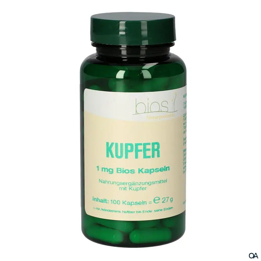Bios Kupfer 1 mg Kapseln