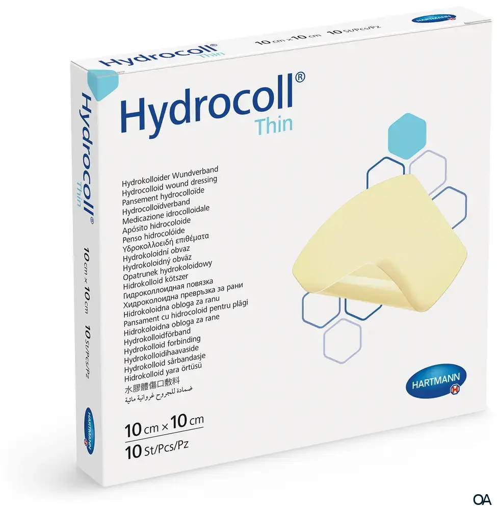 Hydrocoll® thin Hydrokolloider Wundverband, 10 x 10 cm