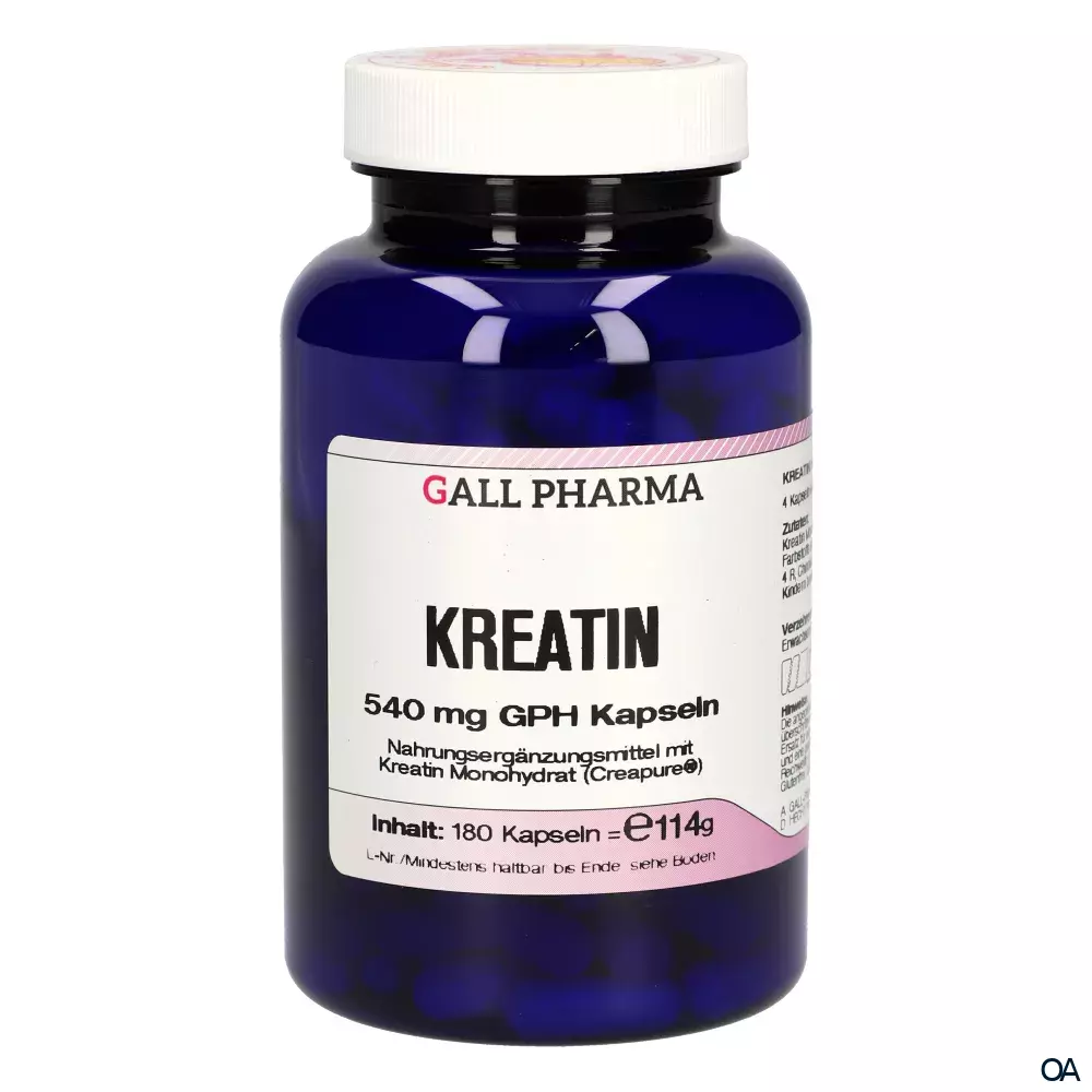 Gall Pharma Kreatin 540 mg Kapseln