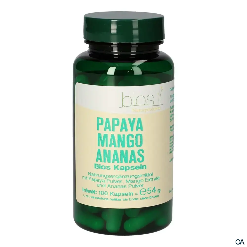 Bios Papaya Mango Ananas Kapseln Bios Papaya Mango Ananas Kapseln
