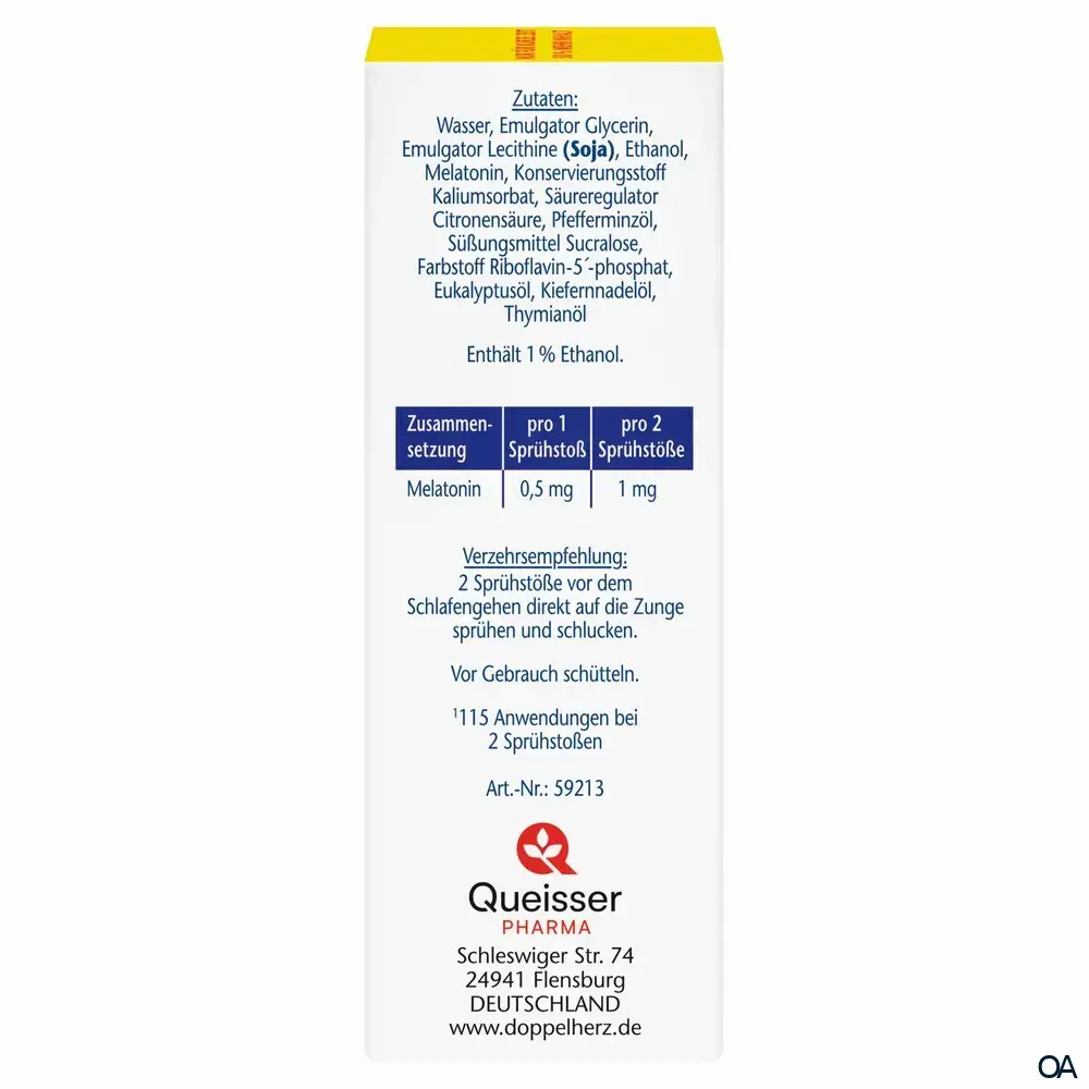 Doppelherz aktiv Melatonin Spray