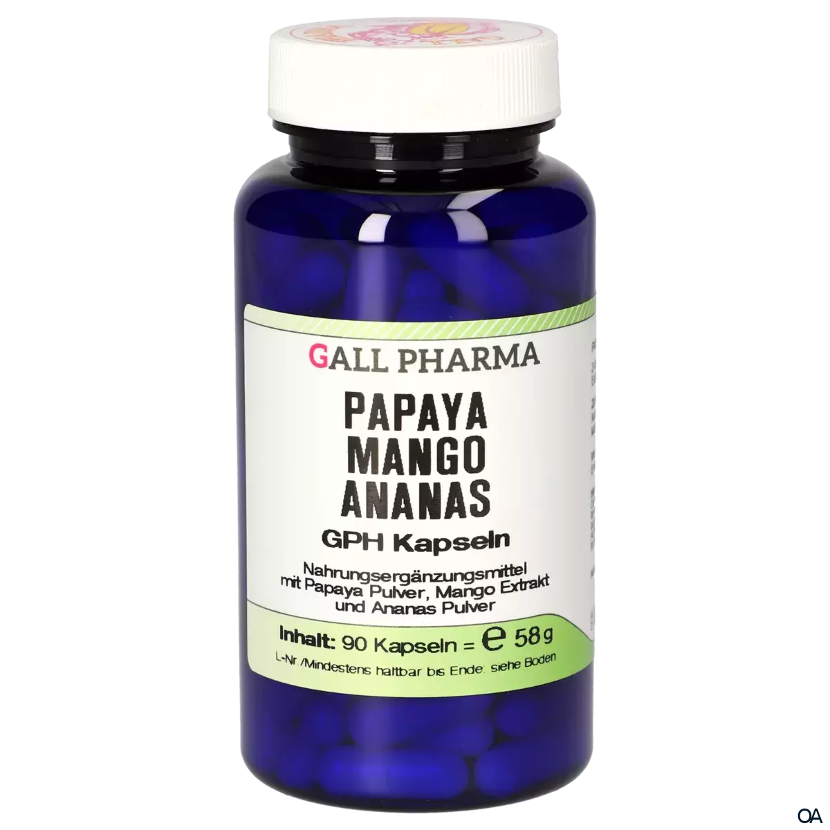 Gall Pharma Papaya Mango Ananas Kapseln
