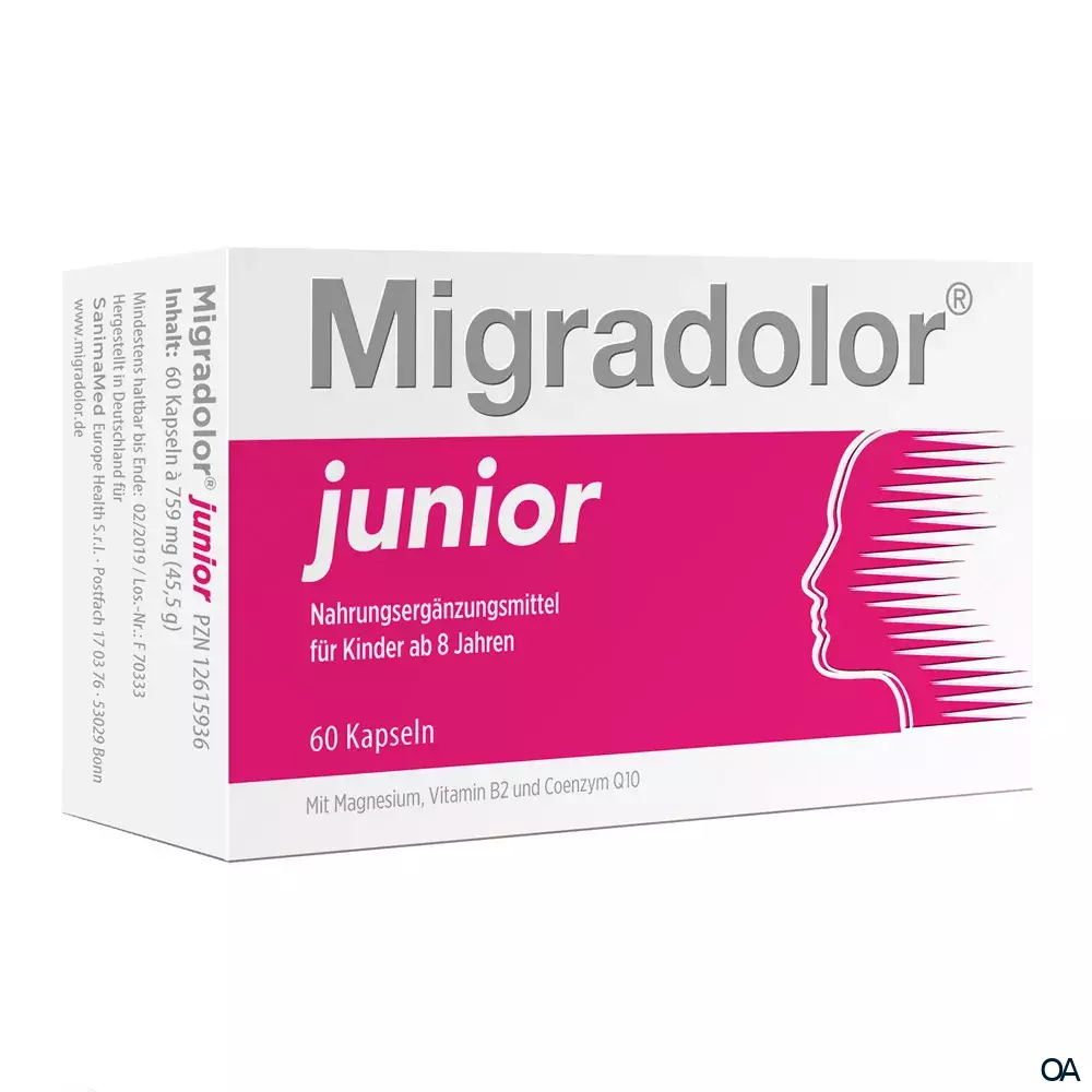 Migradolor Junior Kapseln Migradolor Junior Kapseln