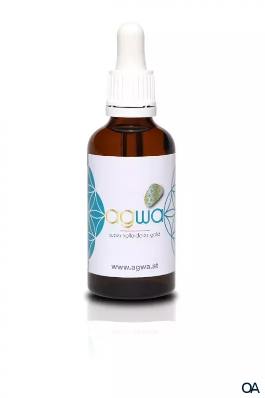 agwa Super kolloidales Gold (2 ppm) Lösung mit Pipette agwa Super kolloidales Gold (2 ppm) Lösung mit Pipette