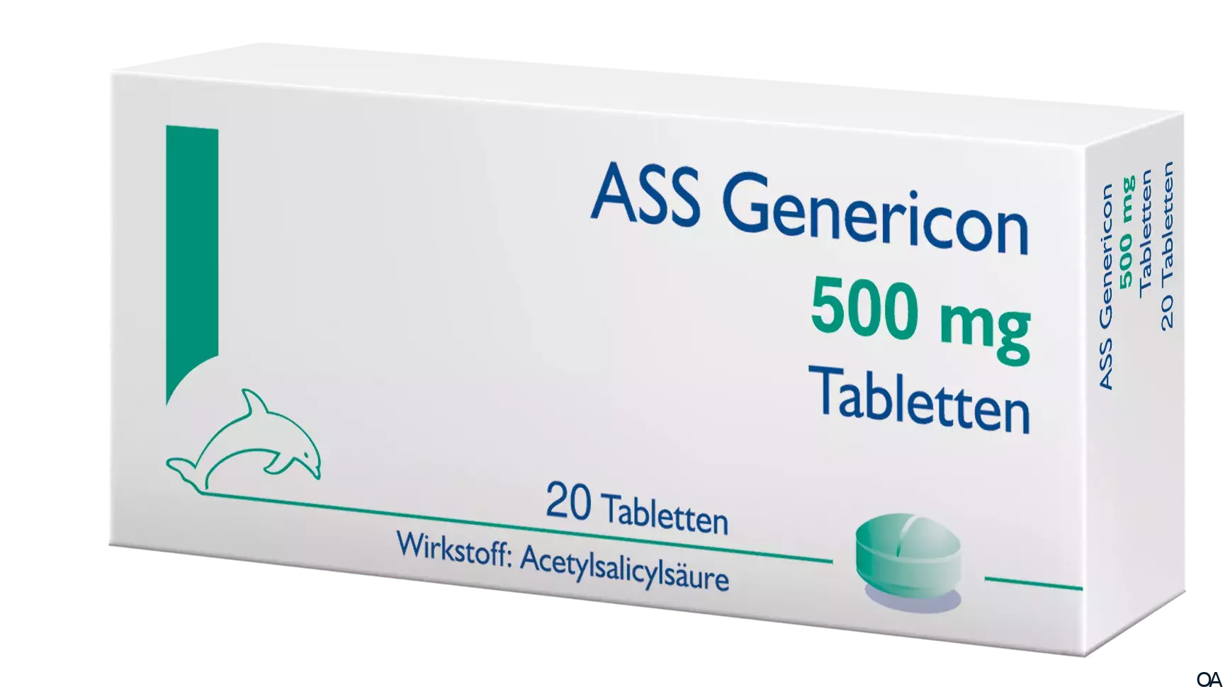 ASS Genericon  500 mg Tabletten ASS Genericon  500 mg Tabletten