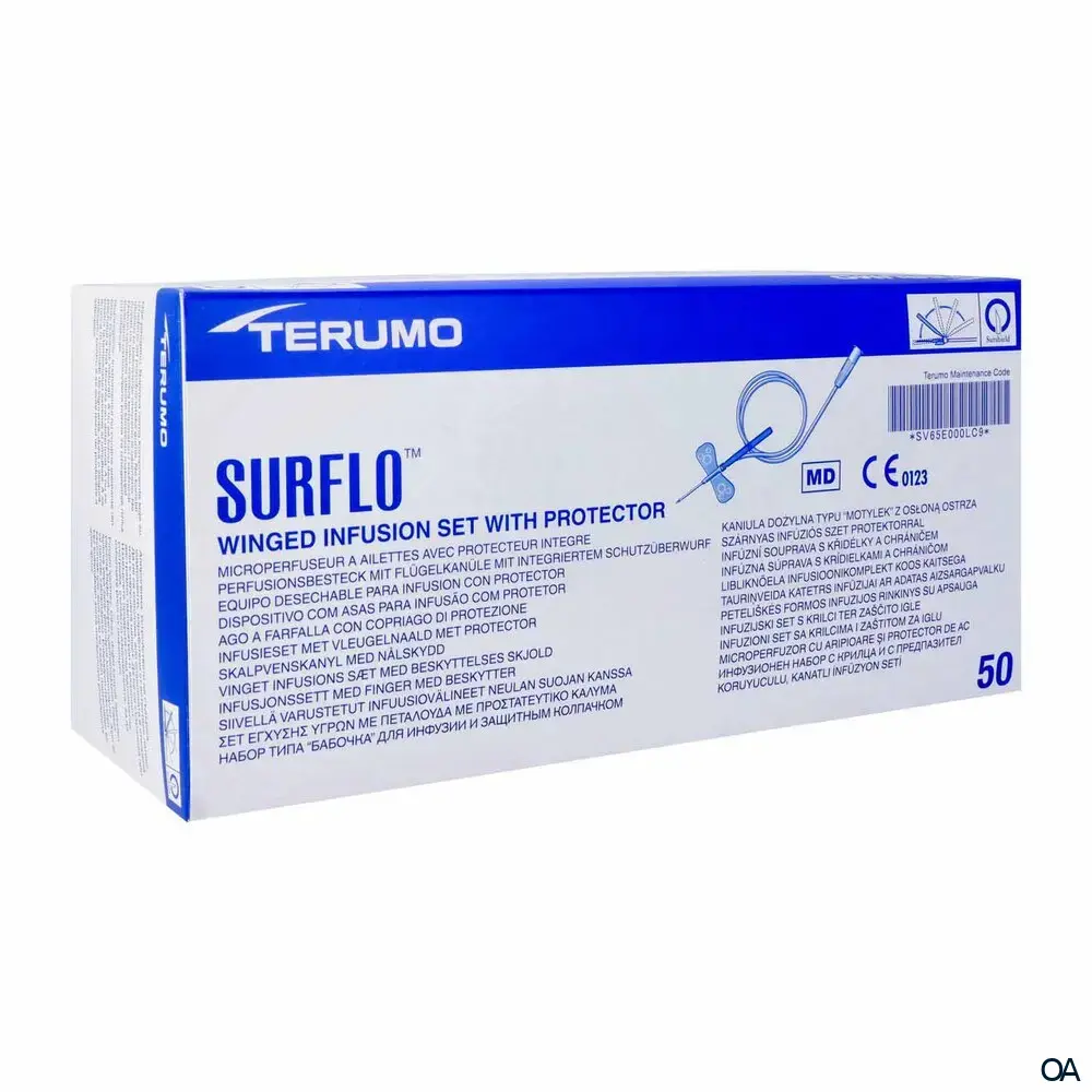 TERUMO Surshield® Surflo® Sicherheits-Perfusionsbesteck 0,5 x 19 mm, 25G TERUMO Surshield® Surflo® Sicherheits-Perfusionsbesteck 0,5 x 19 mm, 25G