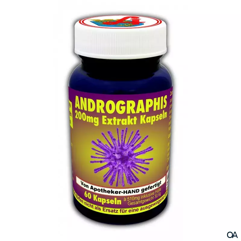 Andrographis 200 mg Extrakt Kapseln