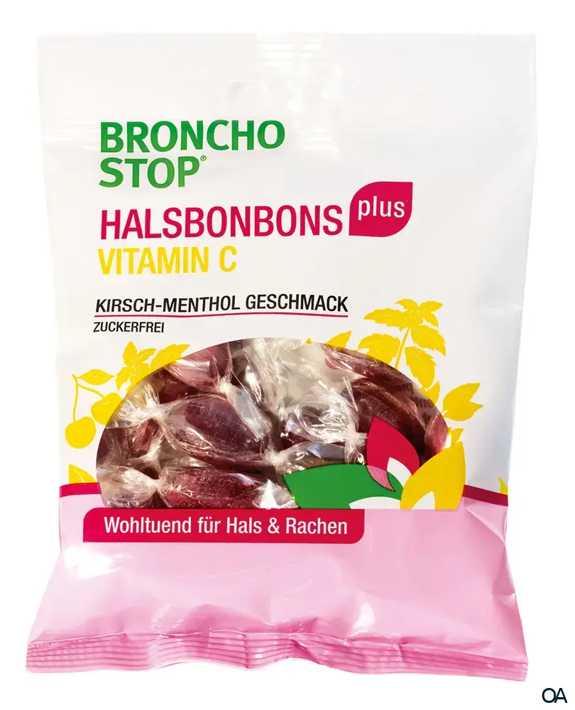 Bronchostop® Halsbonbons plus Vitamin C Bronchostop® Halsbonbons plus Vitamin C