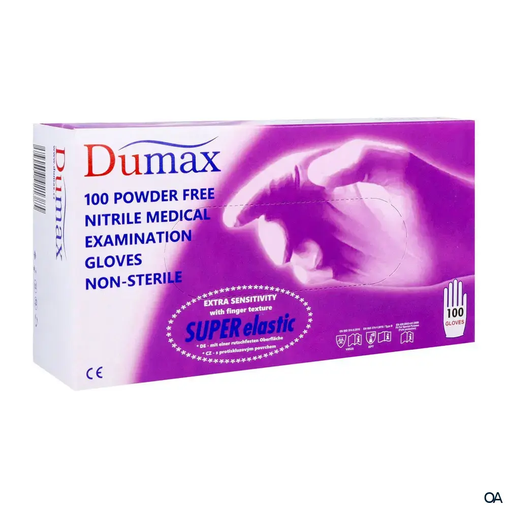 Dumax Nitril Untersuchungshandschuhe puderfrei, unsteril