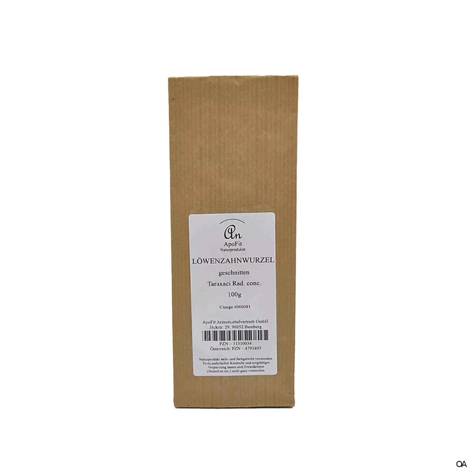 ApoFit Löwenzahnwurzel geschnitten ApoFit Löwenzahnwurzel geschnitten