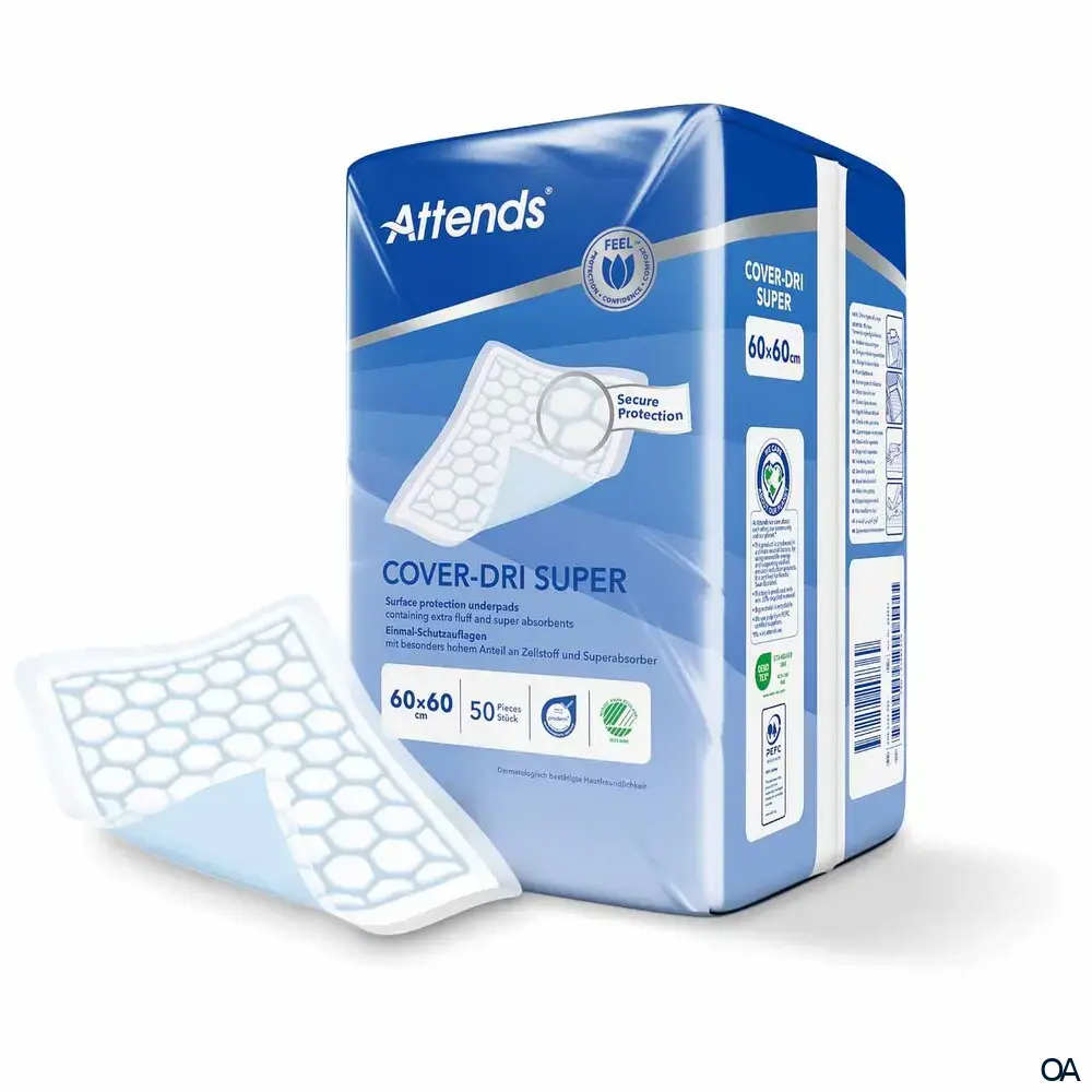 Attends Cover-Dri Plus Einmal-Schutzauflagen 60 x 60 cm Attends Cover-Dri Plus Einmal-Schutzauflagen 60 x 60 cm