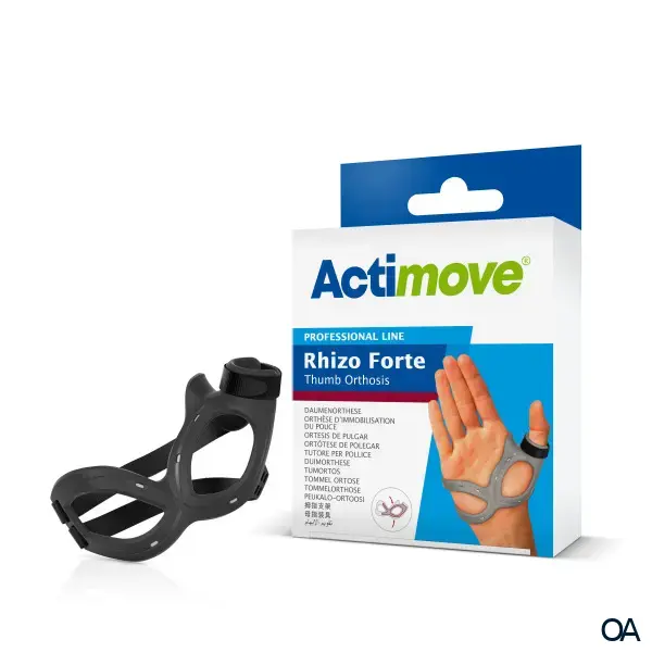 Actimove® Professional Line Rhizo Forte Daumenorthese - Schwarz, Rechts - Größe Small Actimove® Professional Line Rhizo Forte Daumenorthese - Schwarz, Rechts - Größe Small