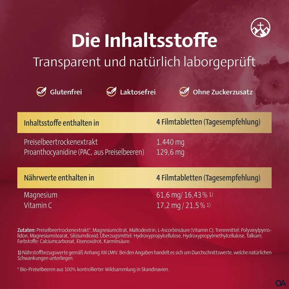 Alpinamed® Preiselbeer Filmtabletten