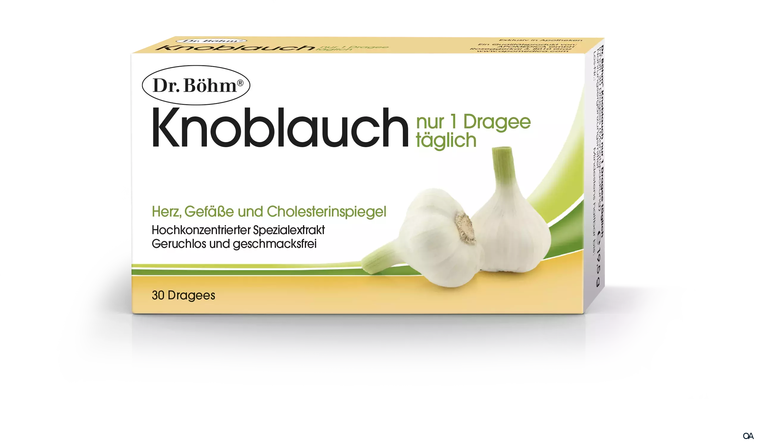 Dr. Böhm® Knoblauch nur 1 x täglich Dragees Dr. Böhm® Knoblauch nur 1 x täglich Dragees