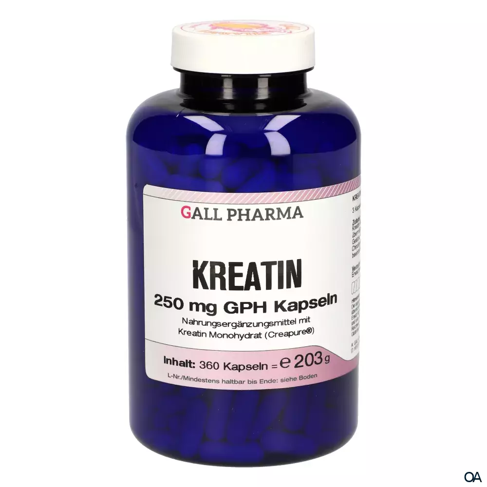 Gall Pharma Kreatin 250 mg Kapseln