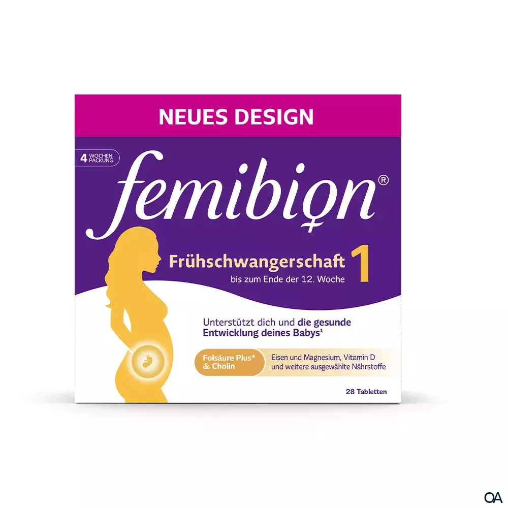 Femibion® 1 Frühschwangerschaft Tabletten Femibion® 1 Frühschwangerschaft Tabletten