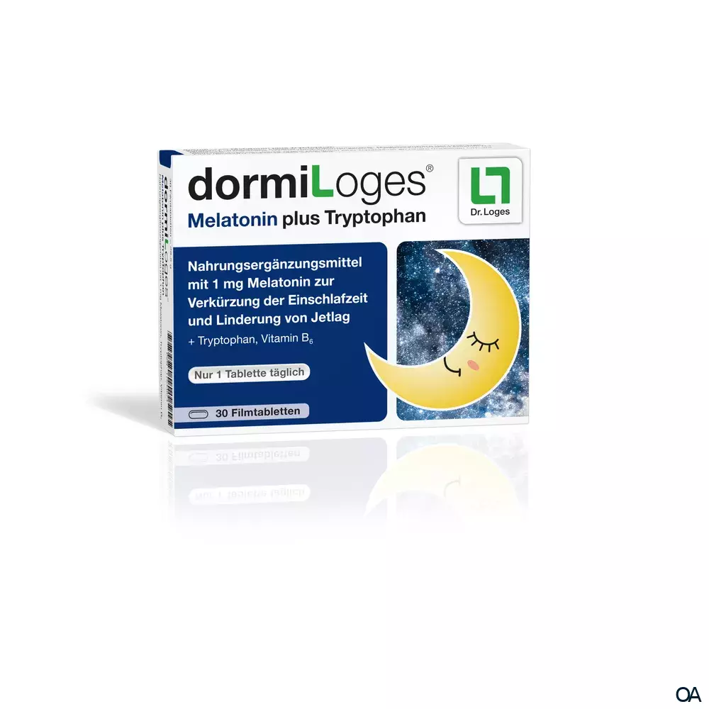 dormiLoges® Melatonin plus Tryptophan Filmtabletten