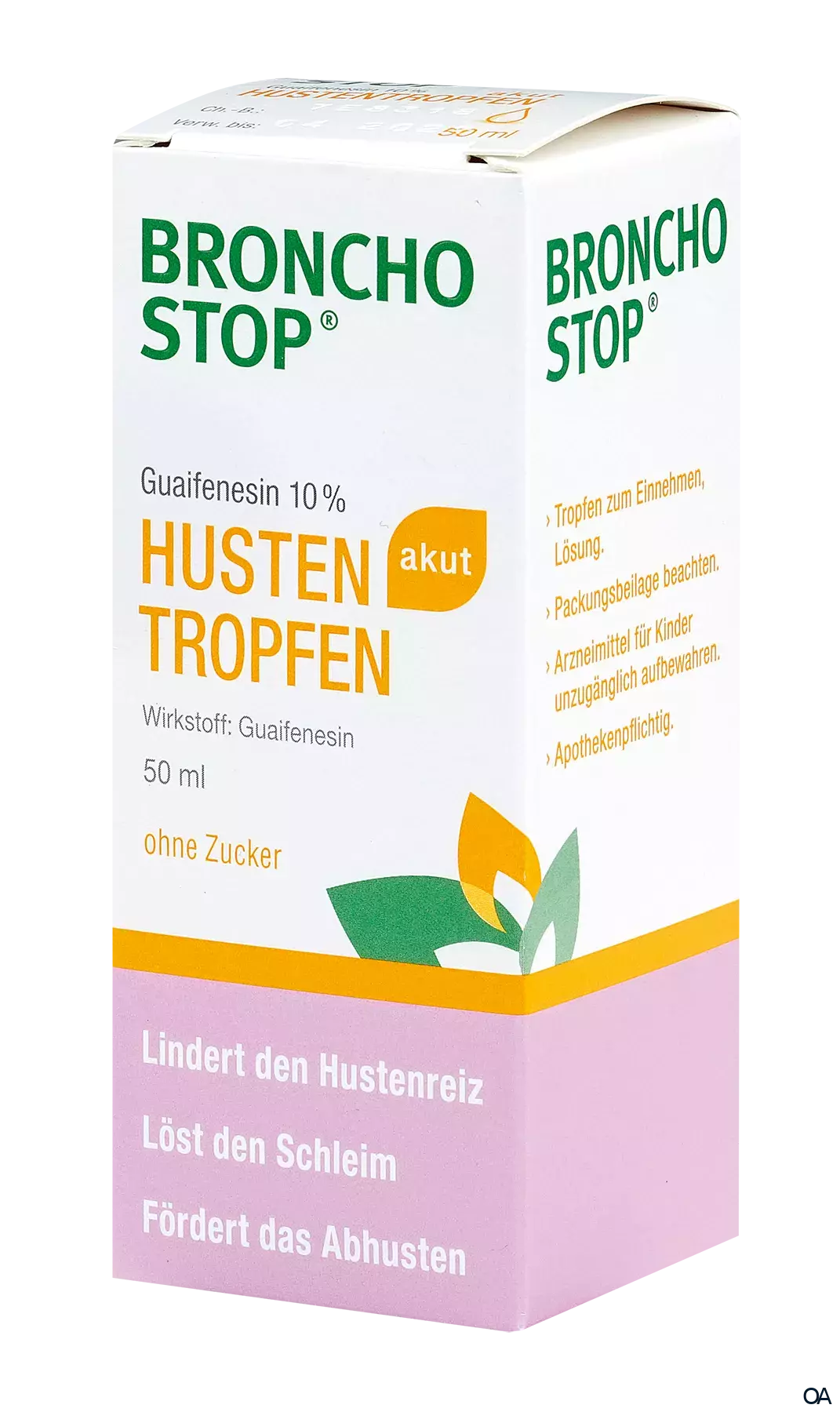 BRONCHOSTOP® Guaifenesin 10% akut Hustentropfen BRONCHOSTOP® Guaifenesin 10% akut Hustentropfen