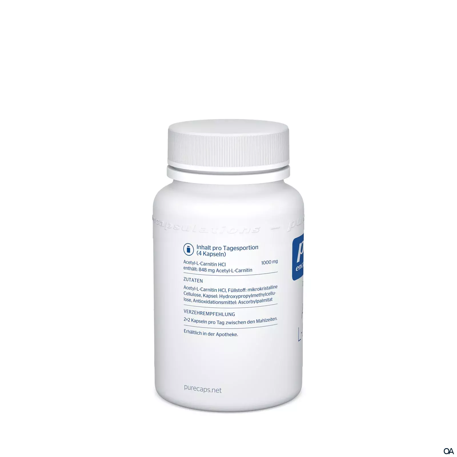 pure encapsulations® Acetyl-L-Carnitin 250 mg