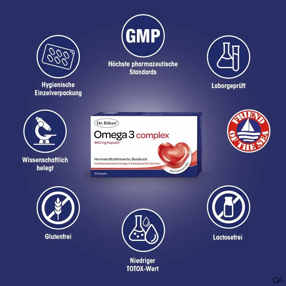 Dr. Böhm® Omega 3 complex 860 mg Kapseln