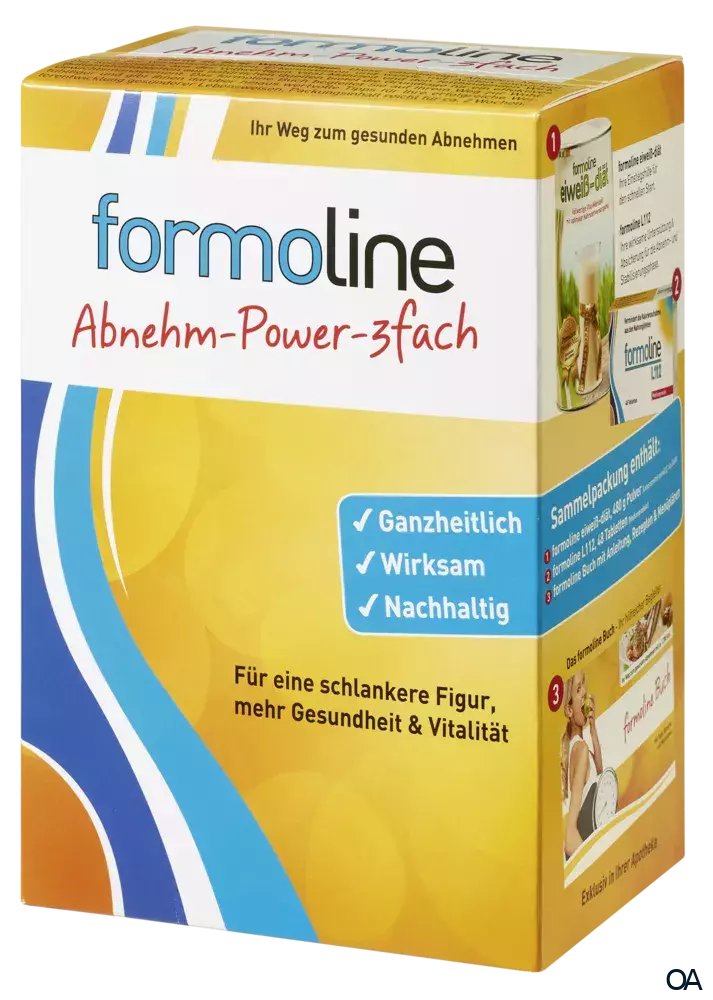 formoline Abnehm-Power-3fach (Pulver + Tabletten) formoline Abnehm-Power-3fach (Pulver + Tabletten)
