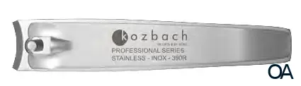 Kozbach Pharma 390R Fußnagelknipser konkave Schneide, rostfrei, 8cm