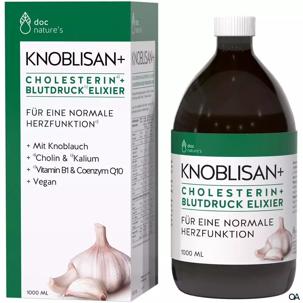 doc nature’s KNOBLISAN+ Cholesterin + Blutdruck Elixier doc nature’s KNOBLISAN+ Cholesterin + Blutdruck Elixier