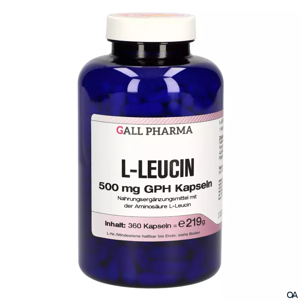 Gall Pharma L-Leucin 500 mg Kapseln