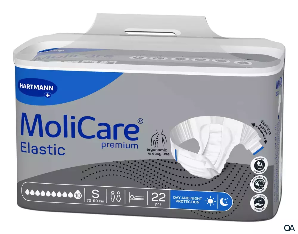 MoliCare® Premium Elastic 10 Tropfen Inkontinenz-Slip Small