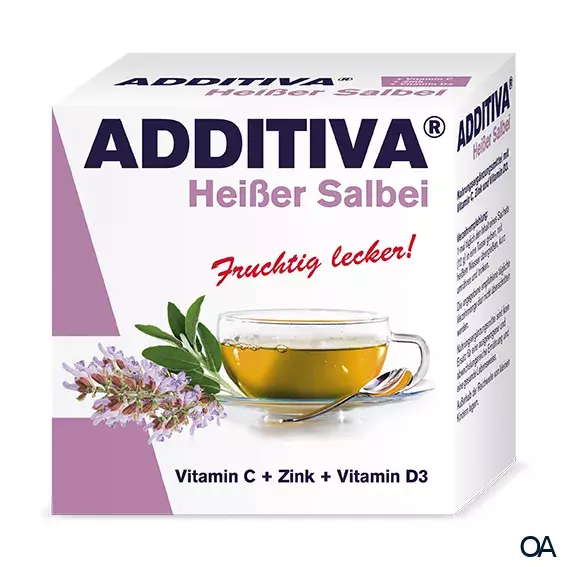 ADDITIVA® Heißer Salbei Heißgetränkepulver 12 g ADDITIVA® Heißer Salbei Heißgetränkepulver 12 g