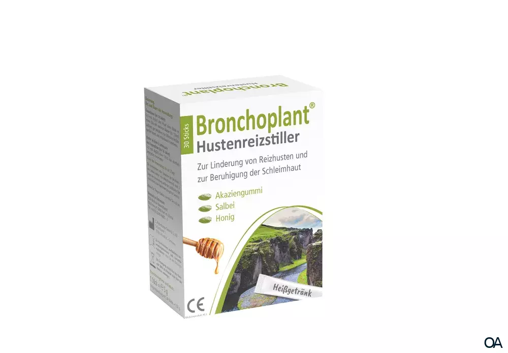 Bronchoplant® Hustenreizstiller Heißgetränk Granulat Bronchoplant® Hustenreizstiller Heißgetränk Granulat