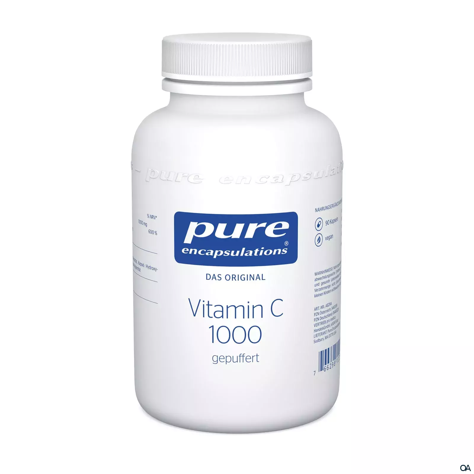 pure encapsulations® Vitamin C 1000 gepuffert Kapseln