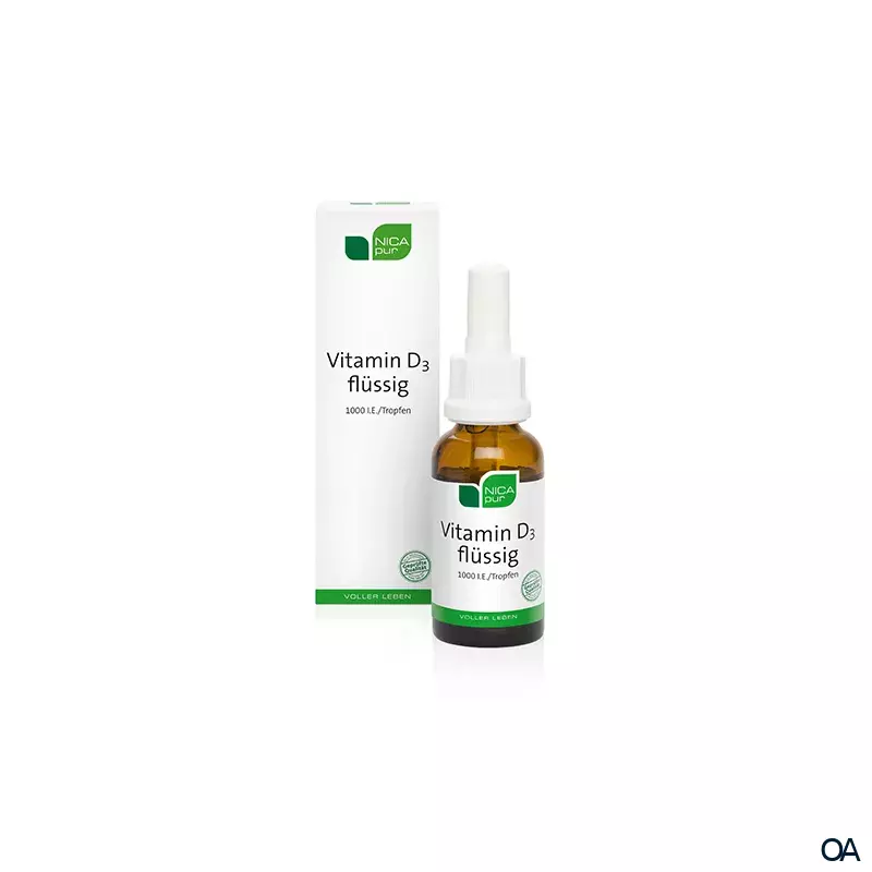 NICApur Vitamin D3 flüssig Tropfen