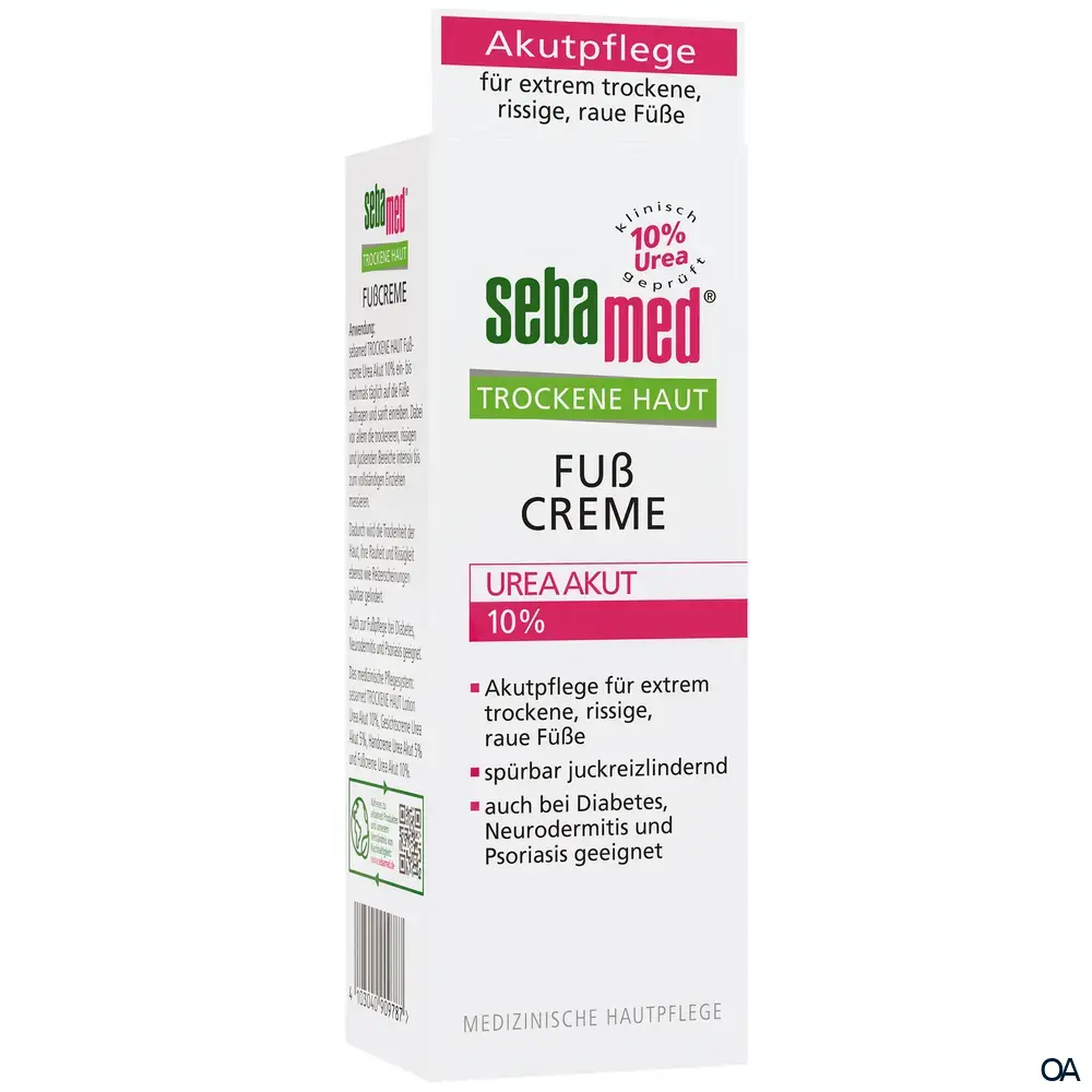 Sebamed Trockene Haut Fuß Creme Urea Akut 10% 