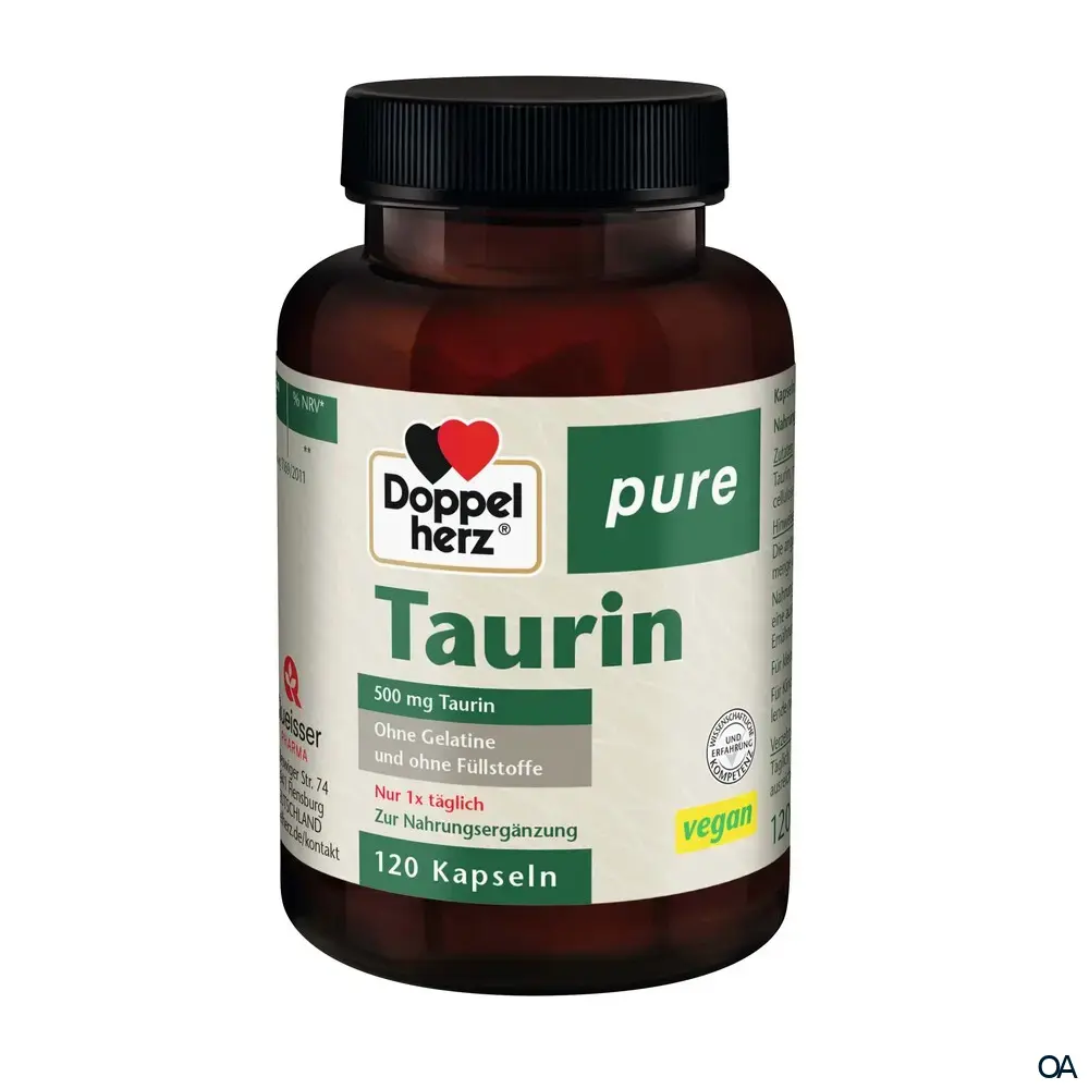 Doppelherz pure Taurin 500 mg Kapseln