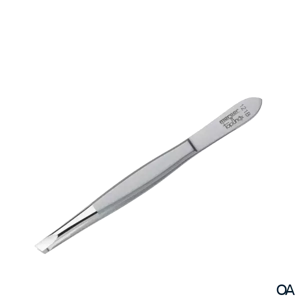 Mörser Solingen Pinzette schräg, TopInox® mit polierter Spitze Mörser Solingen Pinzette schräg, TopInox® mit polierter Spitze