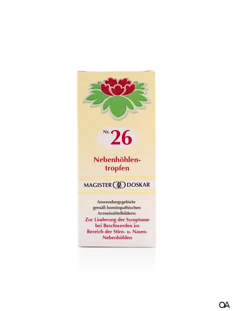 Doskar Tropfen Nr. 26 - Nebenhöhlentropfen