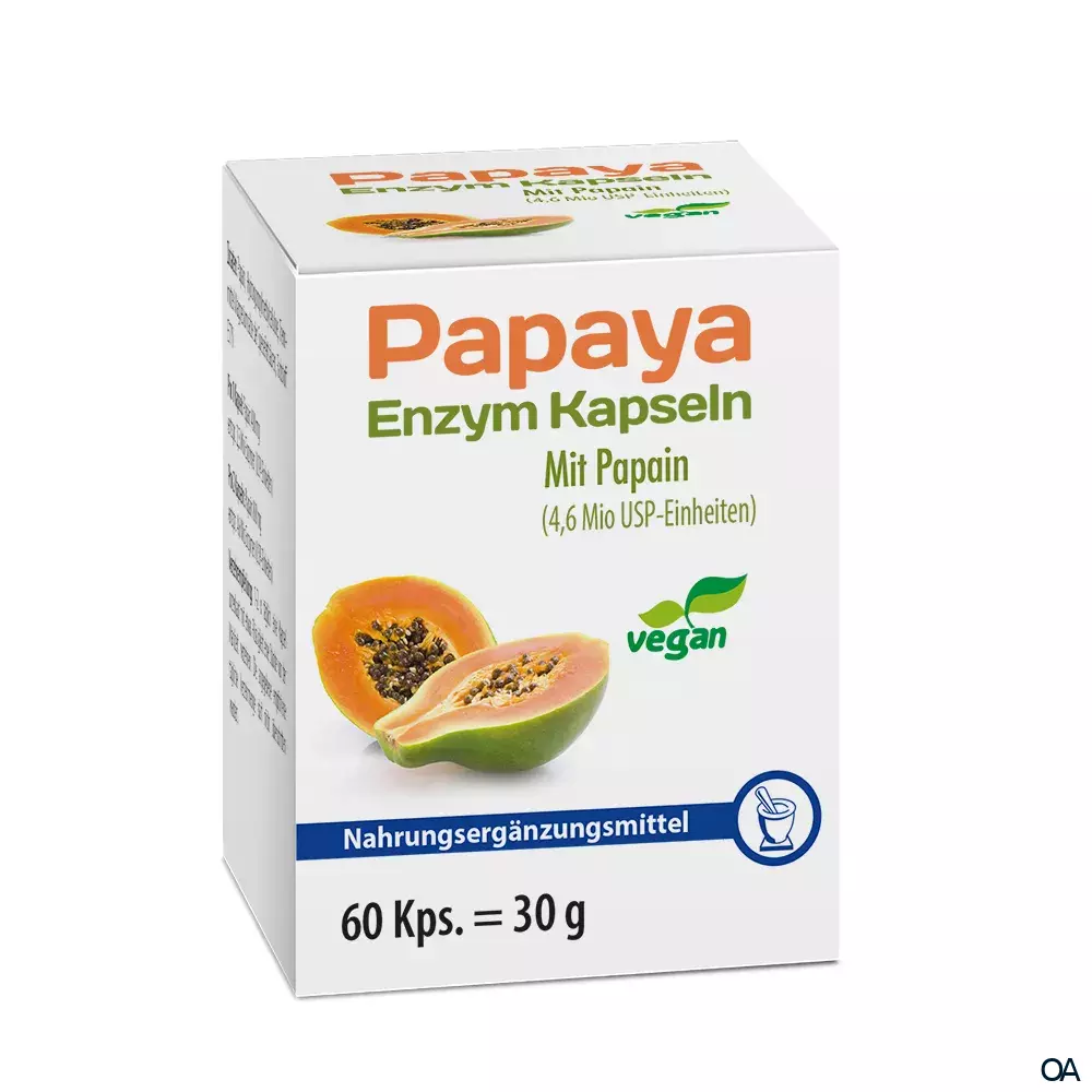 Canea Papaya Enzym Kapseln vegan Canea Papaya Enzym Kapseln vegan