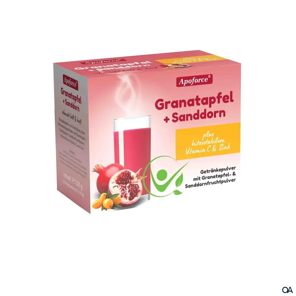 Apoforce® Granatapfel + Sanddorn Pulver Sachets